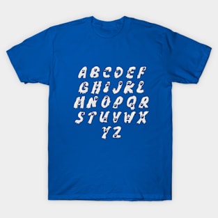 Alphabet Ghost design T-Shirt